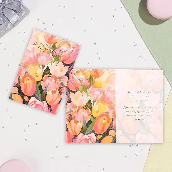 Открытка «С Праздником!», А6 Открытка «С Праздником!», А6