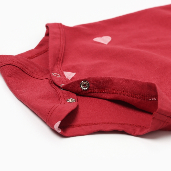 Боди детское с рюшами MINAKU, цвет красный, рост 74-80 см Боди детское с рюшами MINAKU, цвет красный, рост 74-80 см