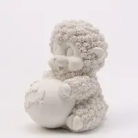 Фигурка декоративная &laquo;Барашек с шаром&raquo;, 6&times;5 см, белая