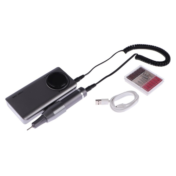 Аппарат для маникюра Luazon LMH-08, 6 насадок, 30 Вт, до 35 000 об/мин, серая Аппарат для маникюра Luazon LMH-08, 6 насадок, 30 Вт, до 35 000 об/мин, серая