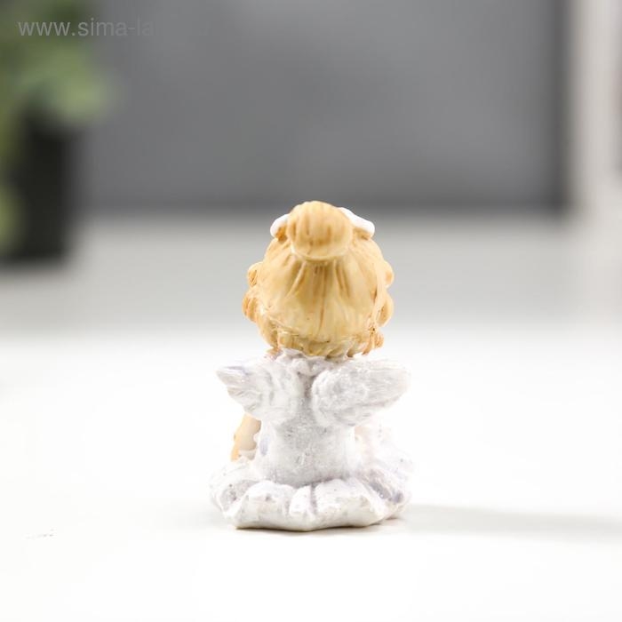 Сувенир полистоун Сувенир полистоун "Ангелочек-девочка в голубом сарафанчике" МИКС 5,2х3,5х3,5 см