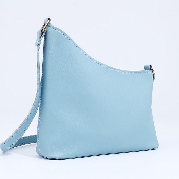 Сумка кросс-боди на молнии, цвет голубой Сумка кросс-боди на молнии, цвет голубой
