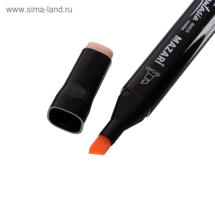 Набор двухсторонних маркеров для скетчинга Mazari Fantasia, Skin+Wood colors (телесные и древесные цвета), 12 цветов Набор двухсторонних маркеров для скетчинга Mazari Fantasia, Skin+Wood colors (телесные и древесные цвета), 12 цветов