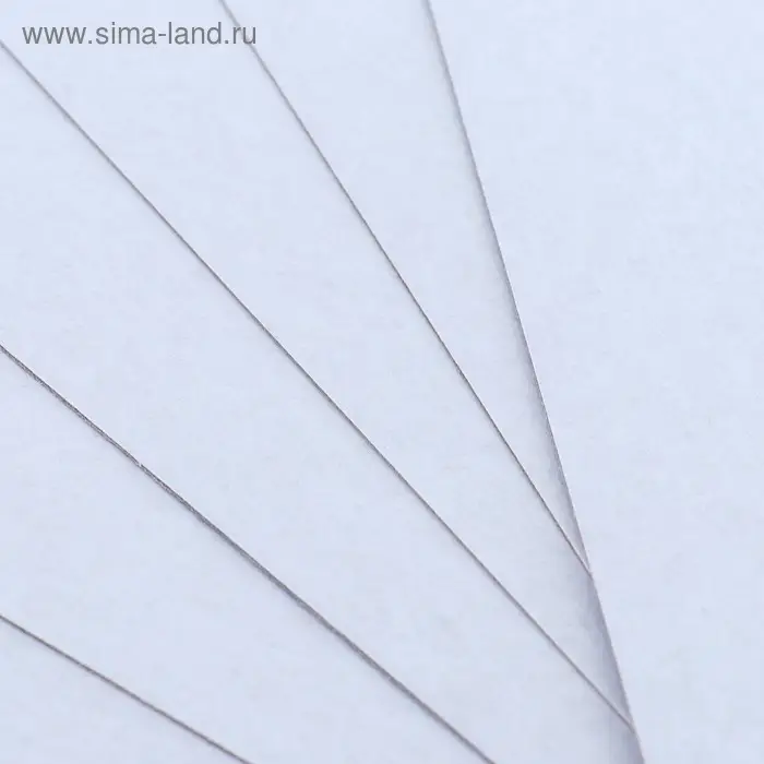 Картон белый А5, 6 листов, 370 г/м2, немелованный Картон белый А5, 6 листов, 370 г/м2, немелованный