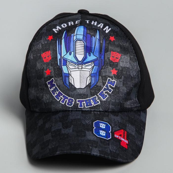 Кепка детская для мальчика, размер 52-56, Трансформеры Кепка детская для мальчика, размер 52-56, Трансформеры