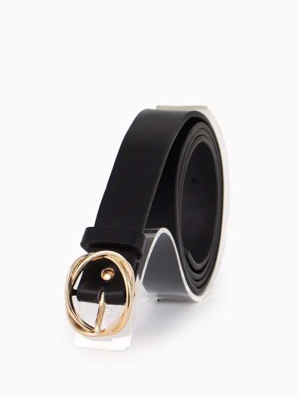 Ремень жен 05-01-01-01, Июнь2510, 2,9*0,3*110 см, без винта, пряж золото, 1 прокол, черный 1090314 Ремень жен 05-01-01-01, Июнь2510, 2,9*0,3*110 см, без винта, пряж золото, 1 прокол, черный 1090314