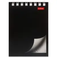 Блокнотик А7 40 л на гребне INSIDE, обл мел карт 40Б7B1 г_01622