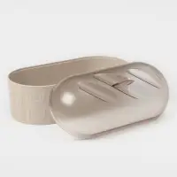 Хлебница с крышкой Альтернатива &laquo;Меланж&raquo;, 33&times;16&times;19 см, пластик, бежевая