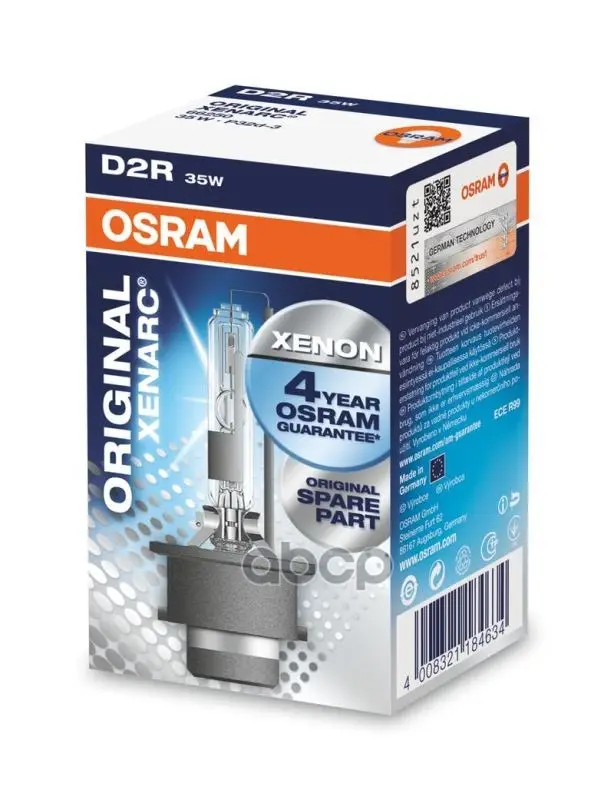 d2r (35w) лампа xenarc [ксенон ,d2r ,t=4100k] 12v(35w) Osram арт. 66250