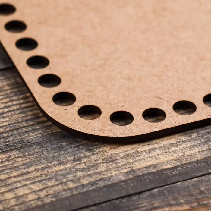 Заготовка для вязания "Квадрат скруглённый", донышко хдф, размер 30×30 см