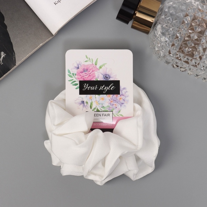 Резинка для волос Резинка для волос "Орбита" (набор 2 шт) Ариадна классик, 10 см, белый