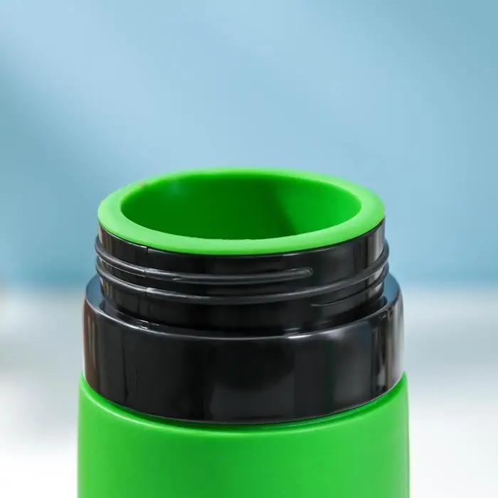 Бутылка для воды «Сайли», 450 мл (корпус из силикона), цвет МИКС Бутылка для воды «Сайли», 450 мл (корпус из силикона), цвет МИКС