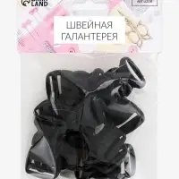 Фастекс 25 мм, нагрузка до 15 кг, 10 шт., чёрный