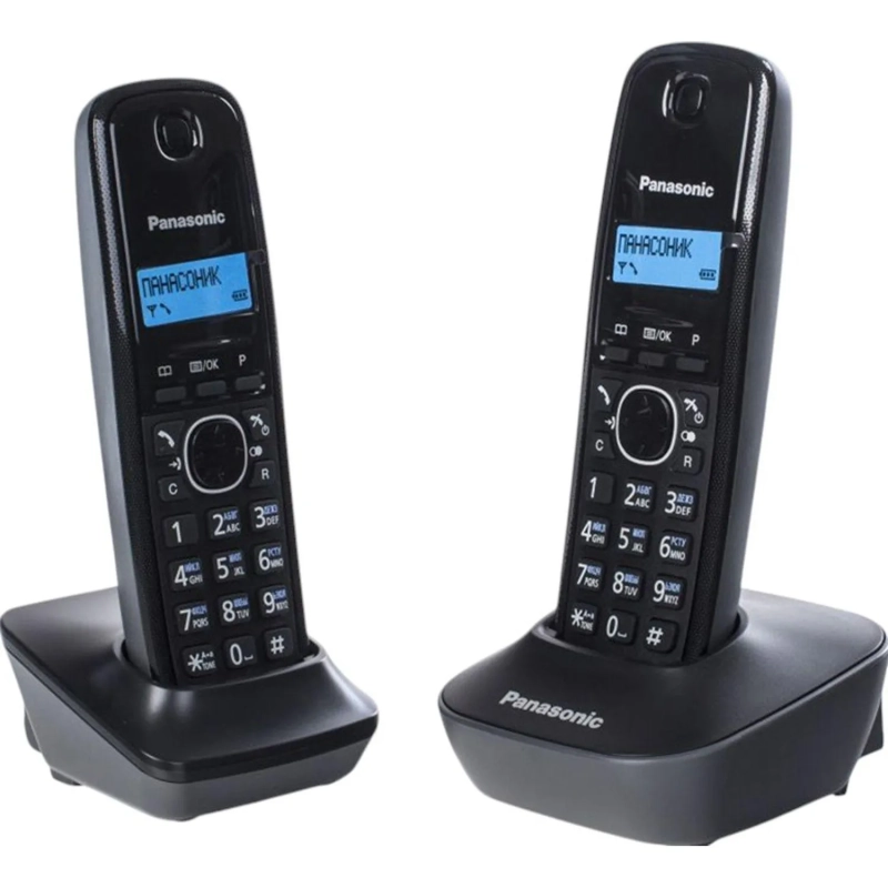 Радиотелефон Panasonic KX-TG1612RUH (серый)
