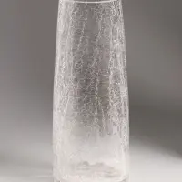 Ваза стекло настольная "Паутинка" классик, 25х10 см, прозрачный