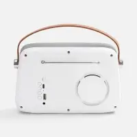 Bluetooth-колонка с радио Retronica, белая