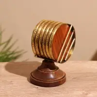 Подставки под горячее, 6 шт., 7&times;6&times;10.5 см, дерево шишам