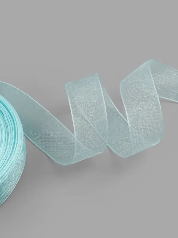Лента капроновая, 20 мм, 20&plusmn;1 м, светло-голубая №148