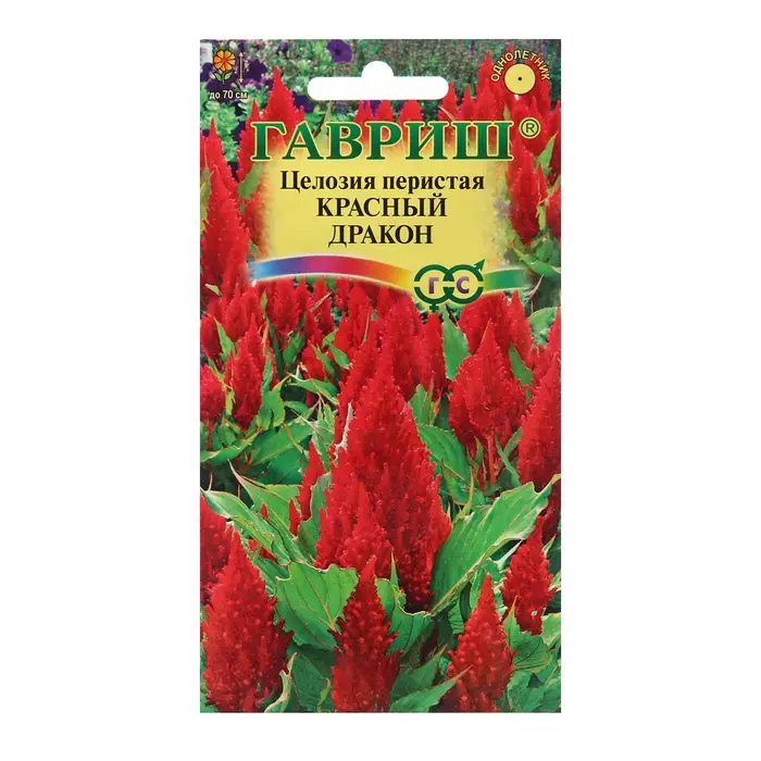 Семена Целозия  Семена Целозия "Красный дракон", ц/п,  0,05 г