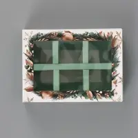 Коробка для 6 конфет &laquo;Желаю счастья&raquo;, 13.7&times;9.8&times;3.8 см