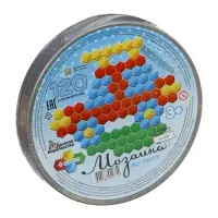 Мозаика Десятое Королевство, шестигранная, 120 элементов (круглая пласт.коробка)