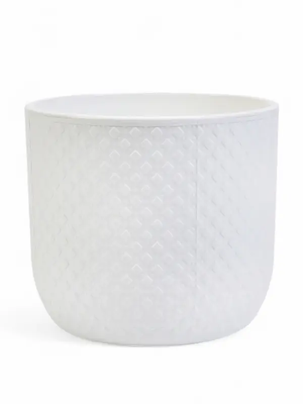 Горшок  Горшок "Клевер" 4,5 л, D-20 см, h-18 см, цвет белый