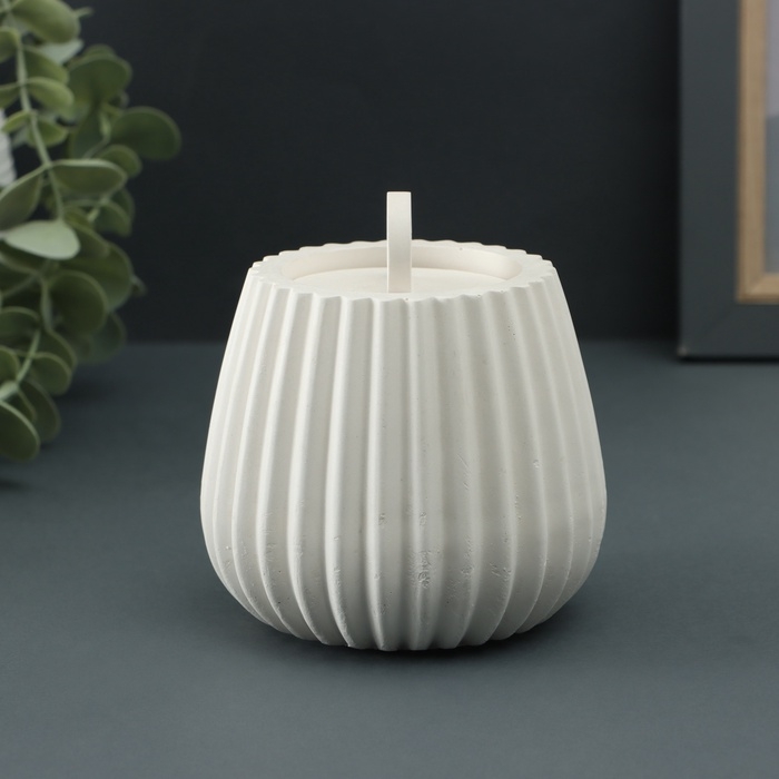 Шкатулка с крышкой Шкатулка с крышкой "Вертикаль" 9х8см, белая