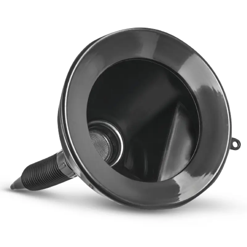 Воронка непроливайка с гибким носиком AVS OFN-135 (D-135мм, L-370мм)(латун.сетч.фильтр)