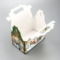 Подарочная новогодняя коробка «ЧУДО ТРОЙКА в золоте» 20×12×19 см Подарочная новогодняя коробка «ЧУДО ТРОЙКА в золоте» 20×12×19 см