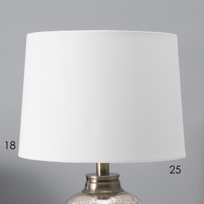 Настольная лампа с абажуром RISALUX «Брук», Е27, 40 Вт, бронза, 25×25×41 см Настольная лампа с абажуром RISALUX «Брук», Е27, 40 Вт, бронза, 25×25×41 см