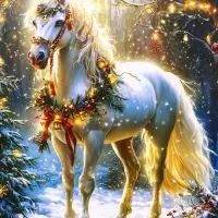 Пакет подарочный новогодний ламинированный, «Конь» , 26×12×32 см Пакет подарочный новогодний ламинированный, «Конь» , 26×12×32 см