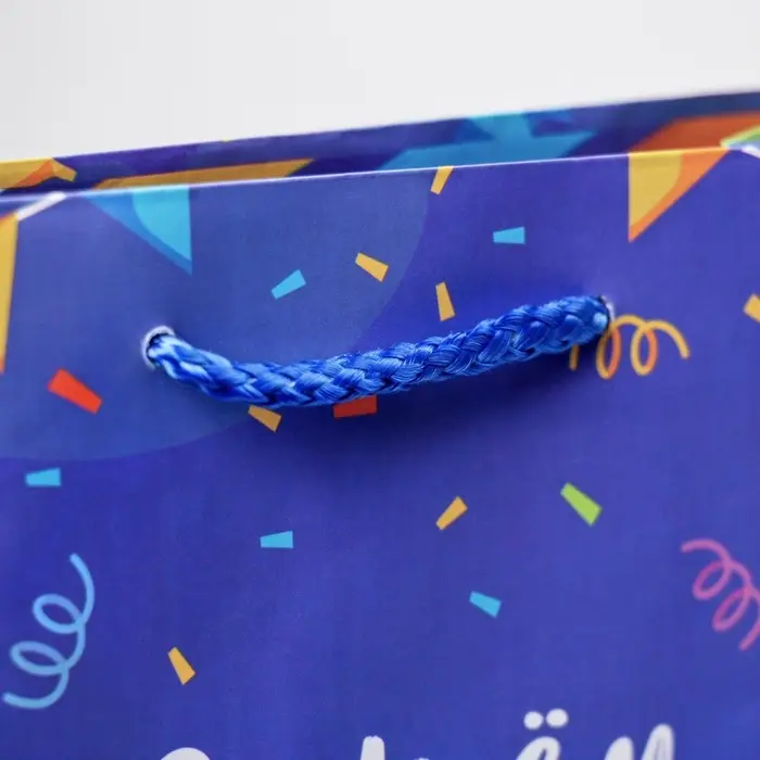 Пакет подарочный ламинированный, упаковка, «Праздничные динозаврики», MS 18 х 23 х 8 см