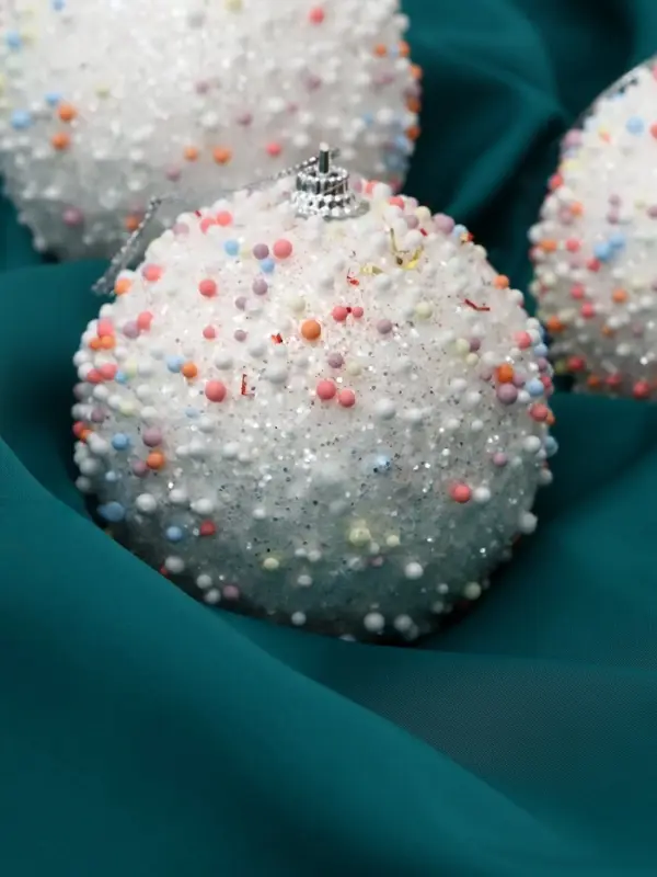 Ёлочные игрушки &laquo;Абель&raquo;, шары новогодние, d=8 см, 3 шт., колор