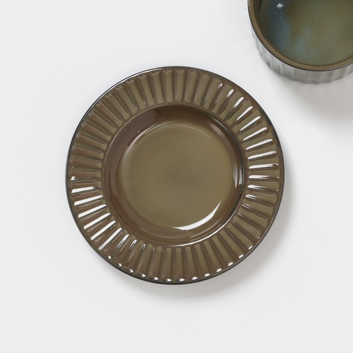 Чайная пара   Чайная пара  "Винтаж" 15х7см, цвет зеленый