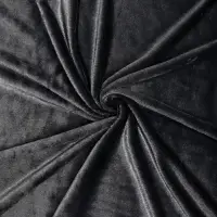 Лоскут для рукоделия &laquo;Мех&raquo; на трикотажной основе, 100&times;150 см, цвет чёрный