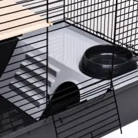 Клетка для шиншиллы &laquo;Пижон&raquo; №19, разборная, 58&times;40&times;49, серая