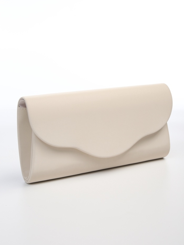 Сумка женская на магните, цвет кремовый