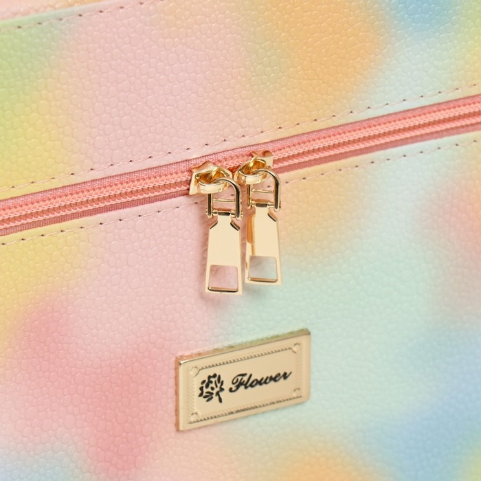 Шкатулка кожзам с зеркалом Шкатулка кожзам с зеркалом "Этажи. Рассвет" 27х18х24 см