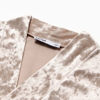 Костюм женский (жакет и брюки) KAFTAN Velvet, размер 40-42, бежевый