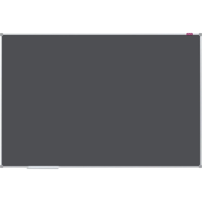 Доска магнитно-меловая 100х150см Attache черная в алюмин. профиле