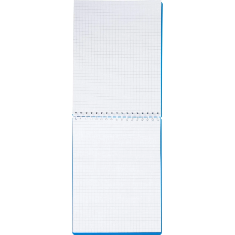 Блокнот на спирали А5 80л  Attache клетка, обложка Plastic