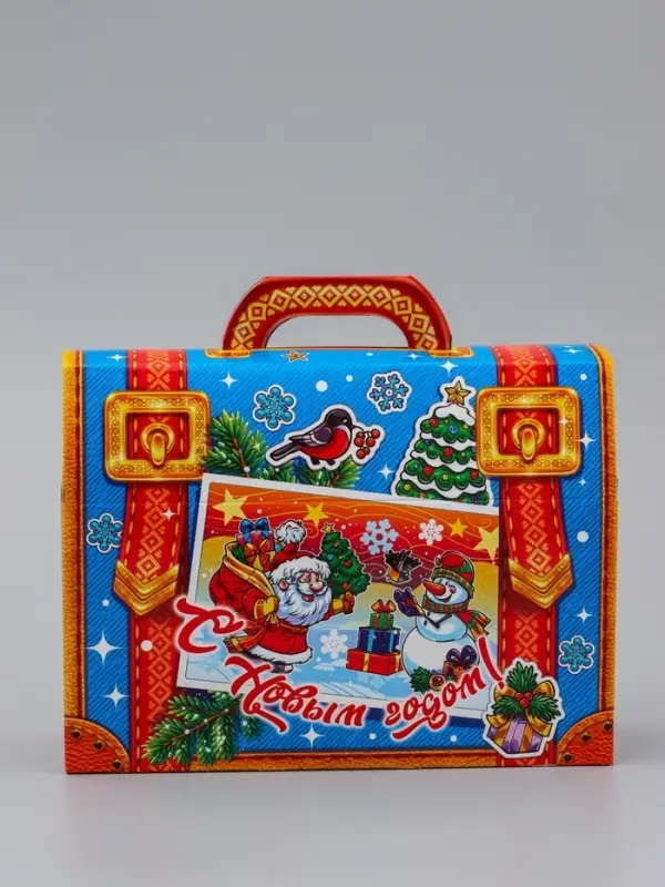Коробка Новогодняя подарочная Коробка Новогодняя подарочная "Портфель" 26 х 19,5 х 7,5 см