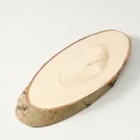 Спил осины, косой, слэб для декора, 35&times;16&plusmn;2 см