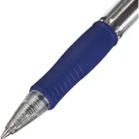 Ручка шариковая Pilot. Super Grip, автоматическая, синий стержень BPGP-10R-F (L), узел 0.7 мм, на масляной основе, резиновый упор