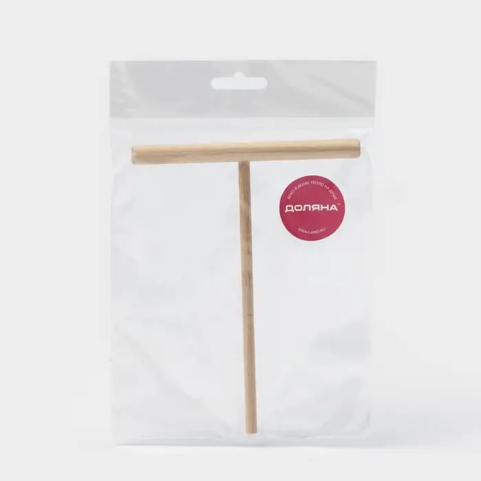 Палочка деревянная для блинов и раскатывания теста, 14,5×12 см, бук Палочка деревянная для блинов и раскатывания теста, 14,5×12 см, бук