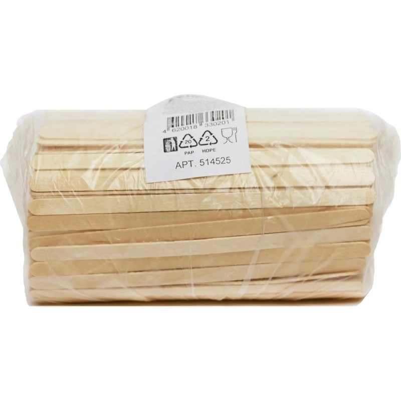 Размешиватель одноразовый для кофе/чая, деревянный 14 см 450шт/уп.