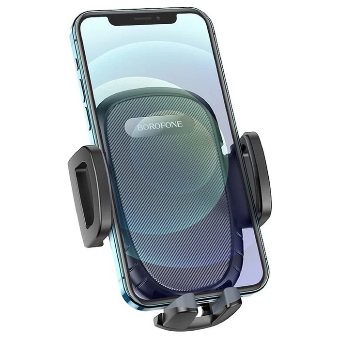 Автомобильный держатель Borofone BH52, в дефлектор, для 4.5-6.7 Автомобильный держатель Borofone BH52, в дефлектор, для 4.5-6.7", зажим 55-90 мм, чёрный