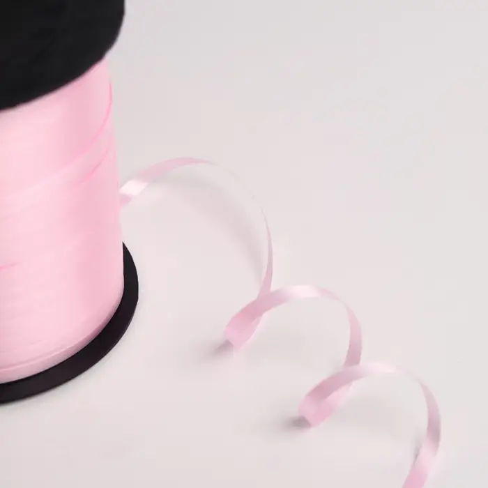 Лента упаковочная розовая, микс, 5 мм &times; 225 м