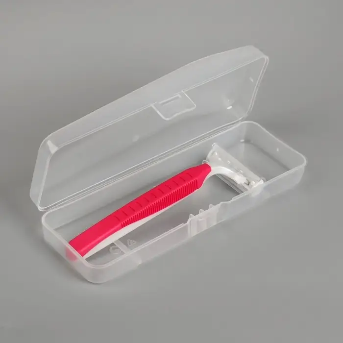 Футляр для бритвы,15&times;5&times;3 см, прозрачный