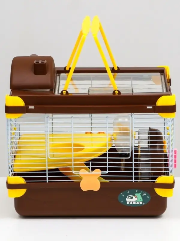 Клетка для грызунов &laquo;Пижон&raquo;, 31&times;24&times;30 см, коричневая